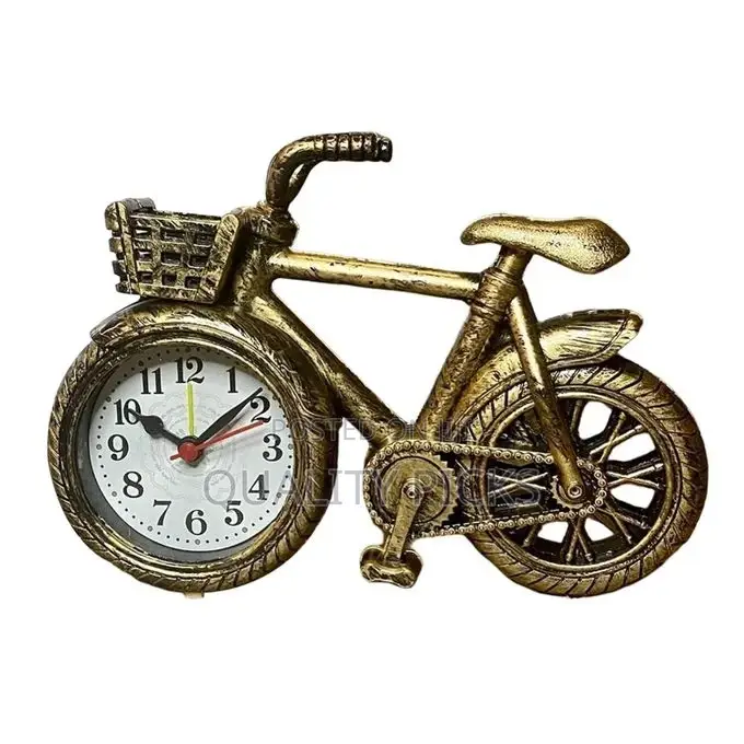 Bicycle Clock Retro Style Classic Small Decoration Bicycle