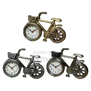 Bicycle Clock Retro Style Classic Small Decoration Bicycle