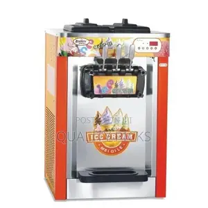 Commercial 3 Flavors Soft Serve Ice Cream Machine