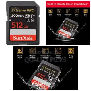 Sandisk 512GB Extreme PRO SDXC UHS-I Memory Card
