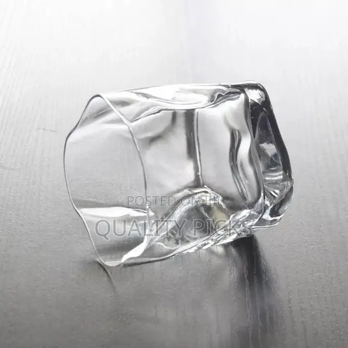 6 Pieces of 250ml Creative Distorted Shape Whisky Glasses