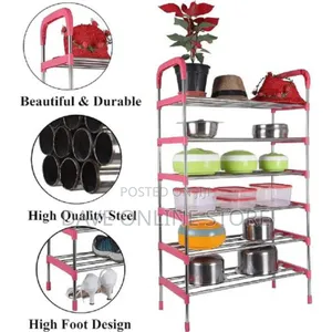 Unique Strong Standing Multiple Purpose Shoe, Utensil Rack