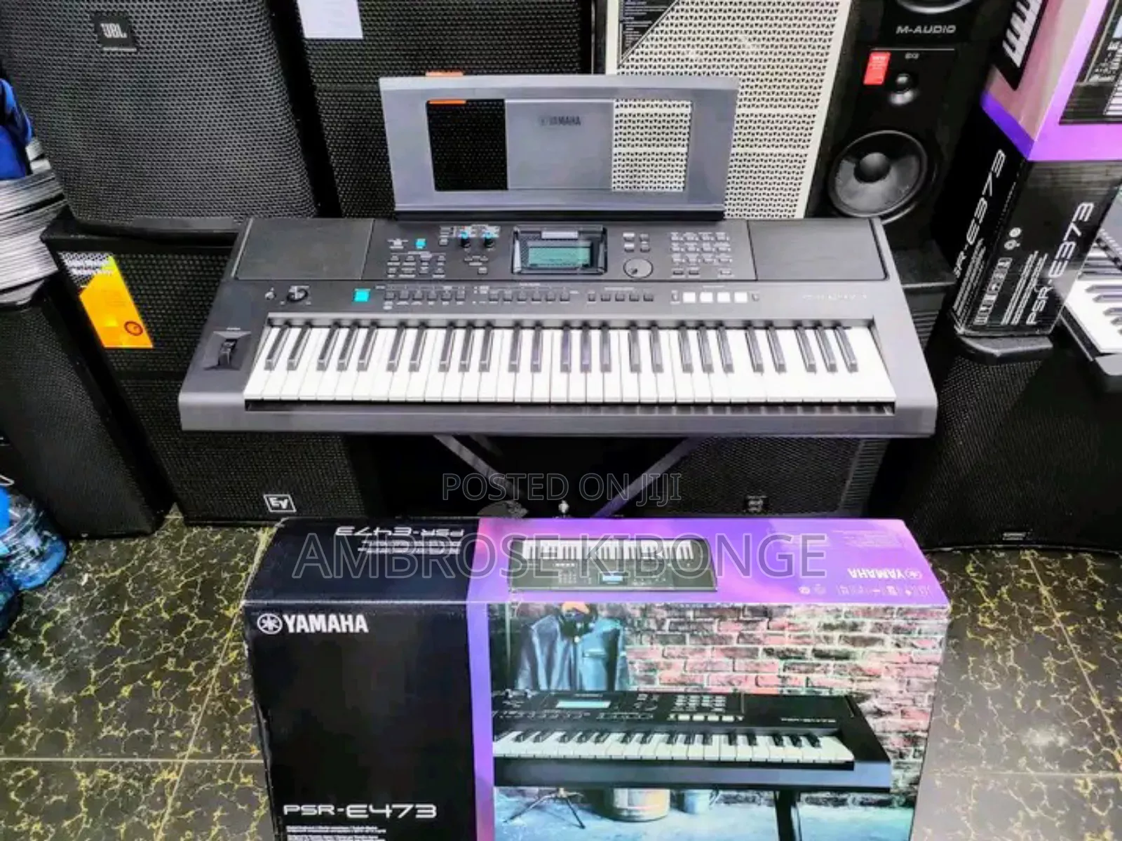 Clear Sound Quality YAMAHA PSR E473 Electronic Piano Keybord