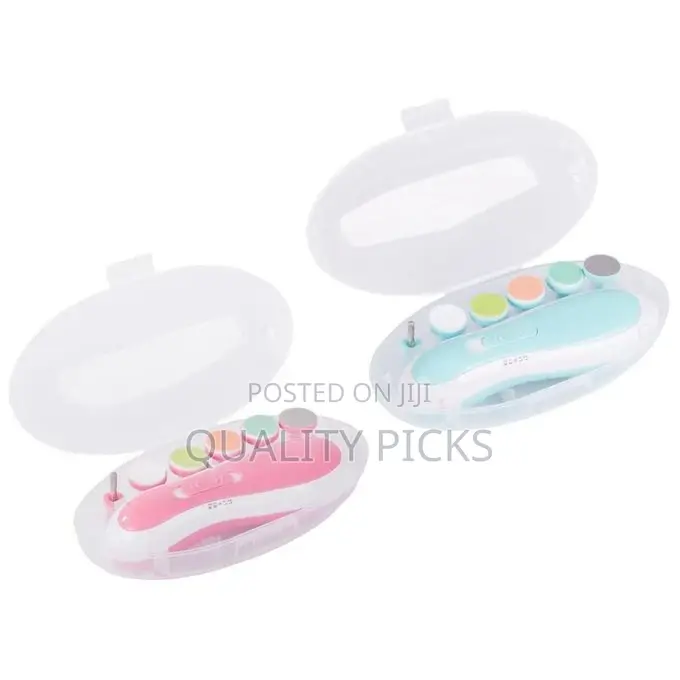 Electric Led-Light Baby Nail File Trimmer Kit