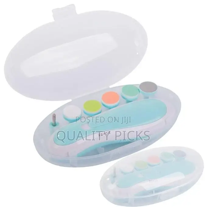Electric Led-Light Baby Nail File Trimmer Kit