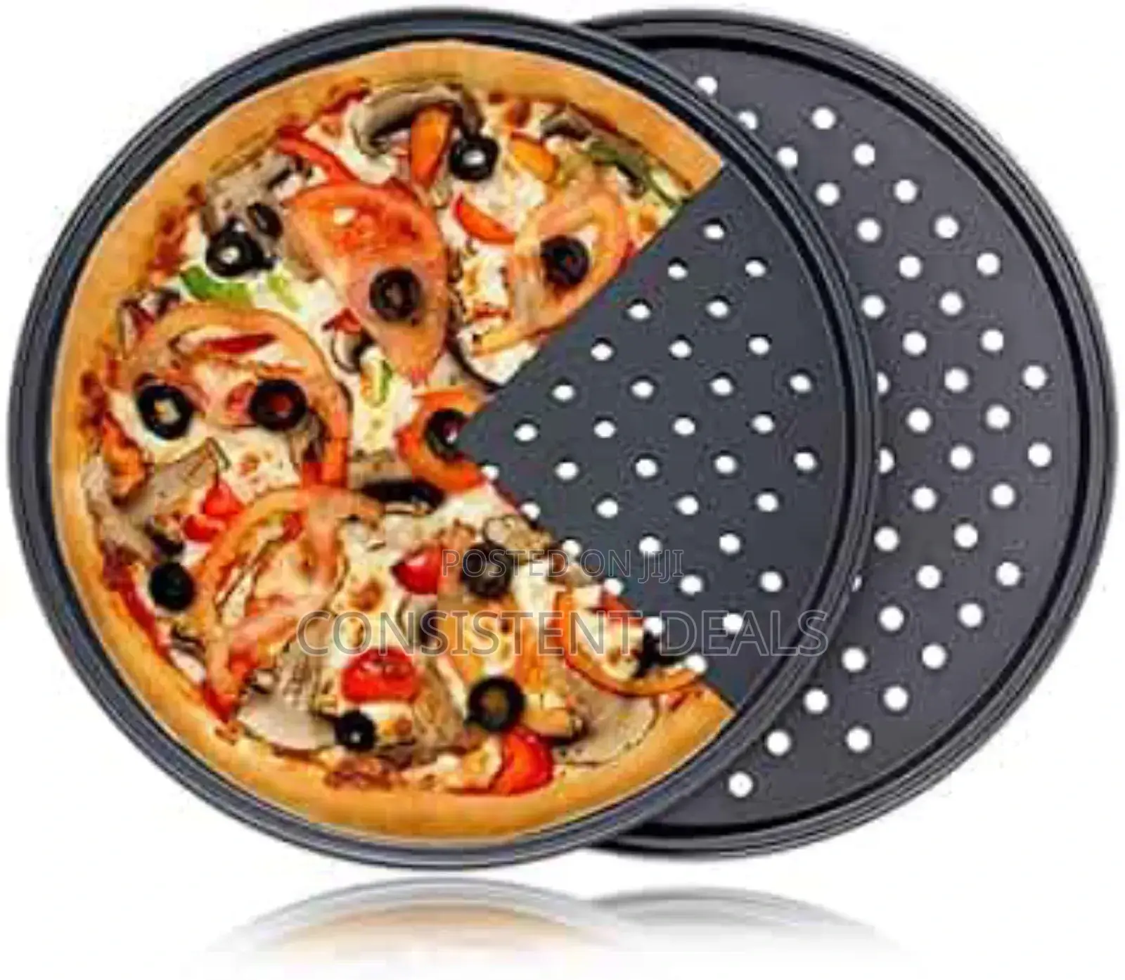 Nonstick Round Pizza Pan With Holes