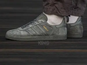 Classic Adidas Gazelle Grey Sneakers