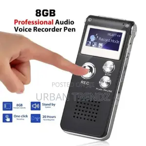 Rechargeable 8GB 650HR Digital Audiovoice Recorderdictaphone