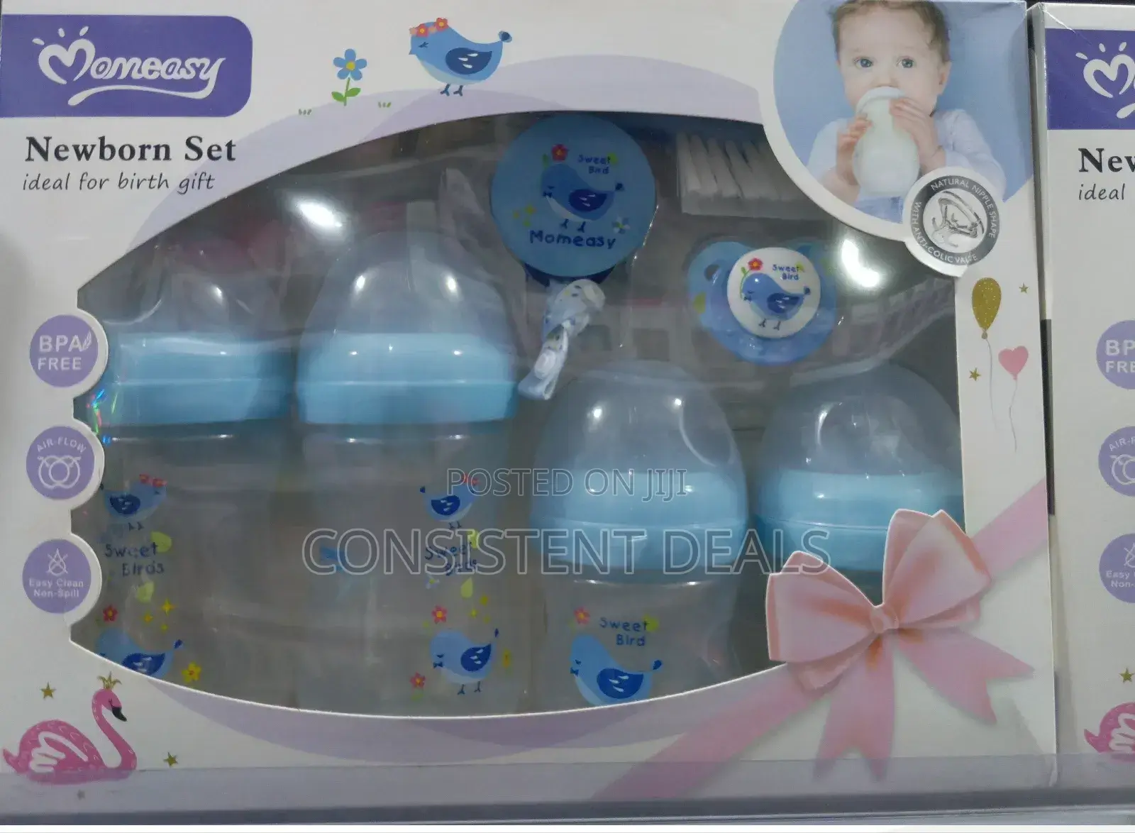 Momeasy Newborn Bottle Feeding Set