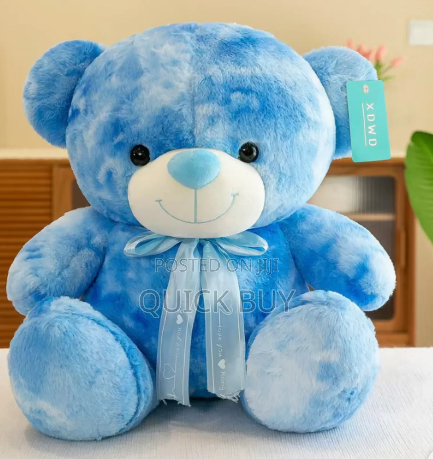 Fantasy Colorful Teddy Bear Tie-Dye Stuffed Elegant Bear