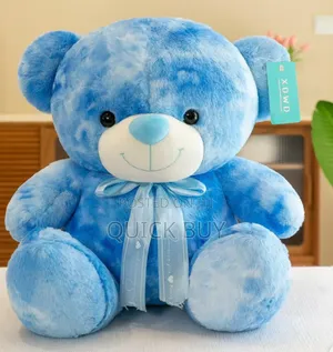Fantasy Colorful Teddy Bear Tie-Dye Stuffed Elegant Bear