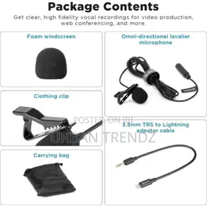 Boya BY-M2 Clip-on Usb Ios Lapel Lavalier Microphone