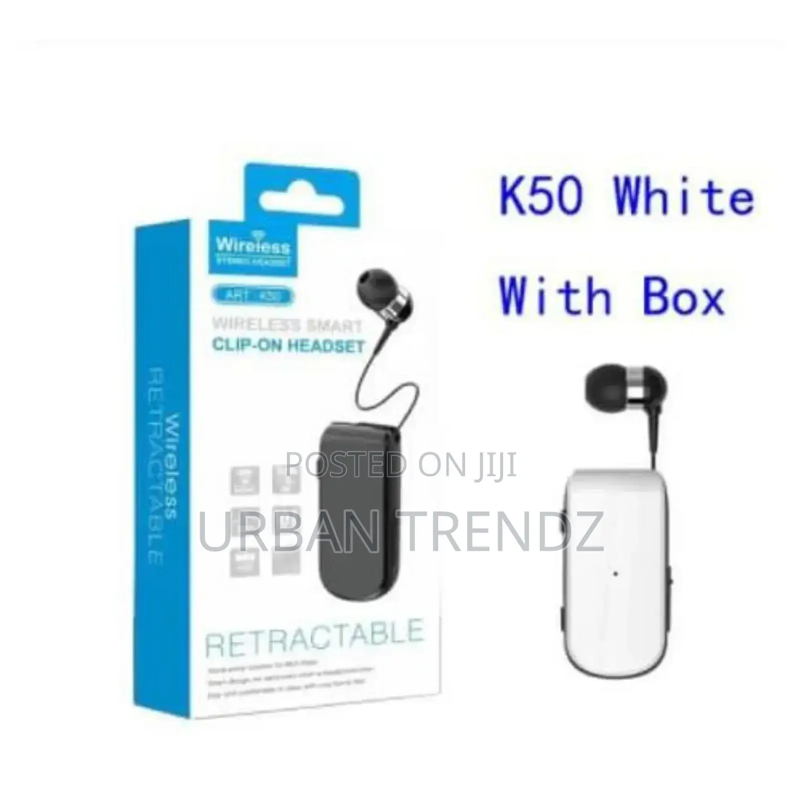 Art Wireless Stereo Clip-on Headset, Bluetooth