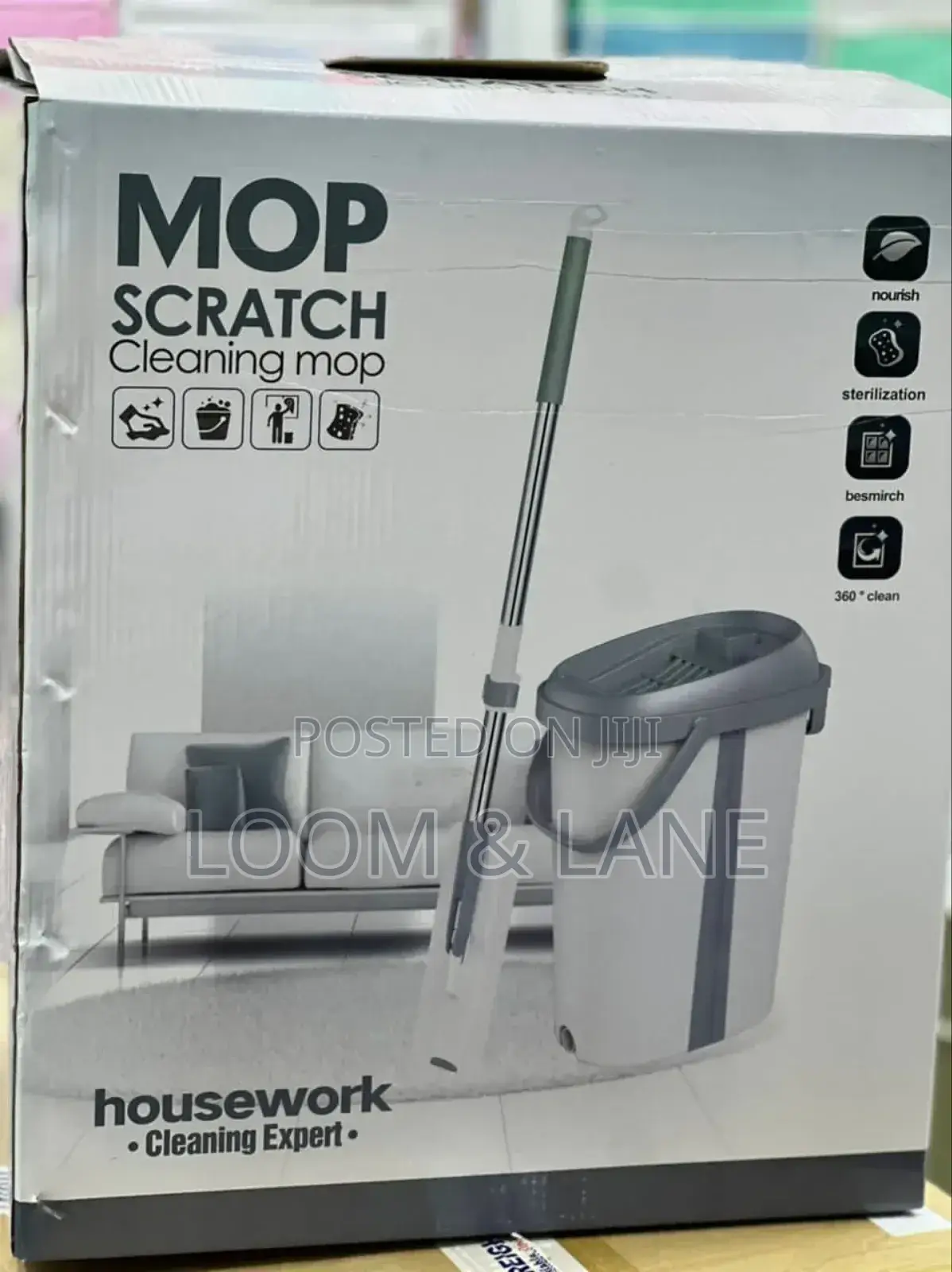 Microfiber Scratch Floor Mop