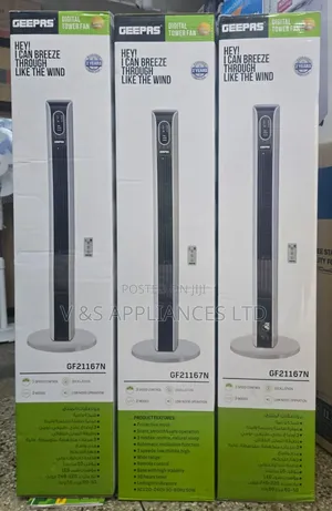 Geepas Digital Tower Fan