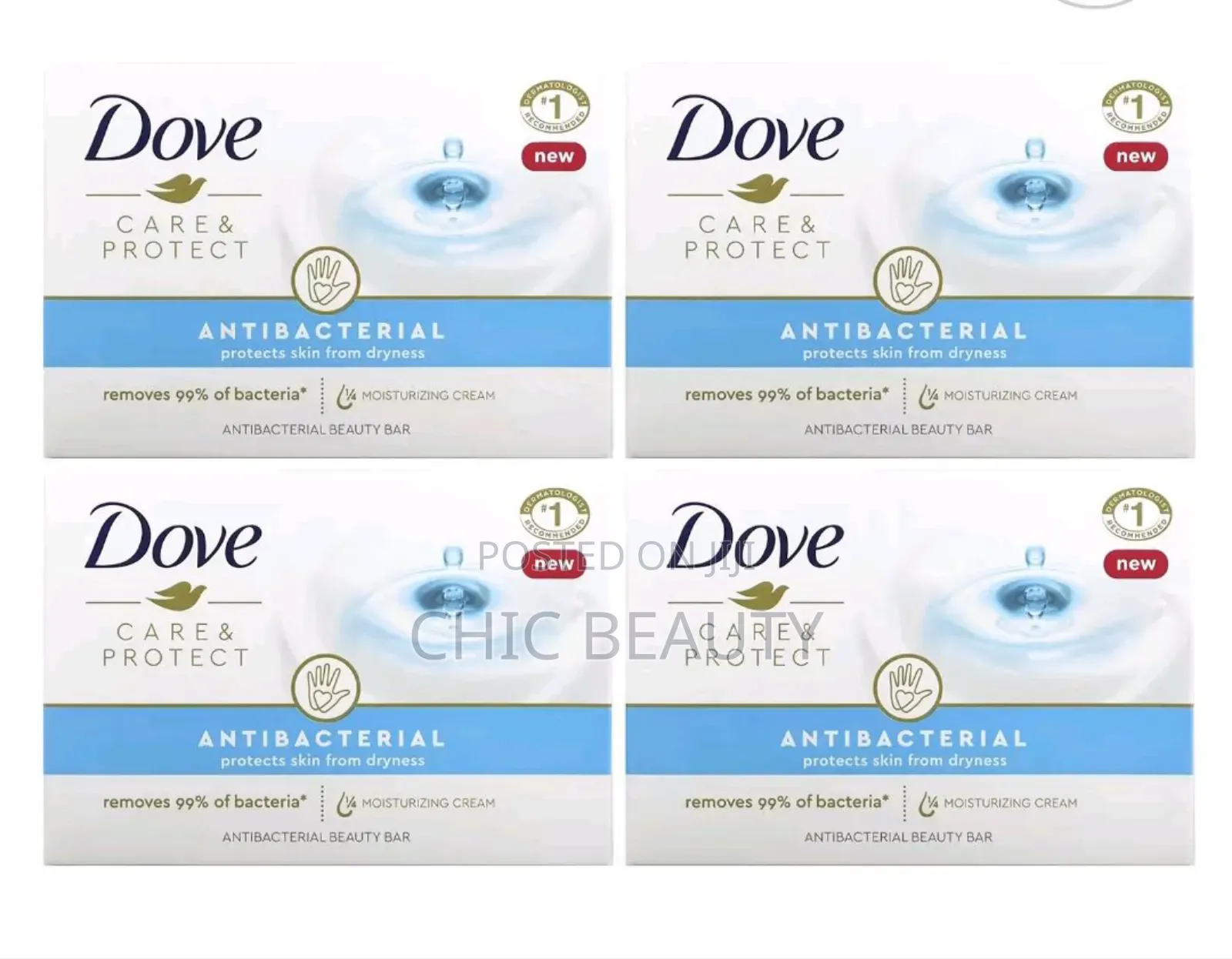 Dove Care Protect, Antibacterial Beauty Bar 106g