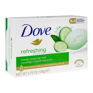 Dove Cool Moisture Soap Bar, Cucumber Green Tea 106g