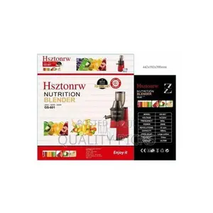 Electric Nutrition Blender Slow Juicer- Red