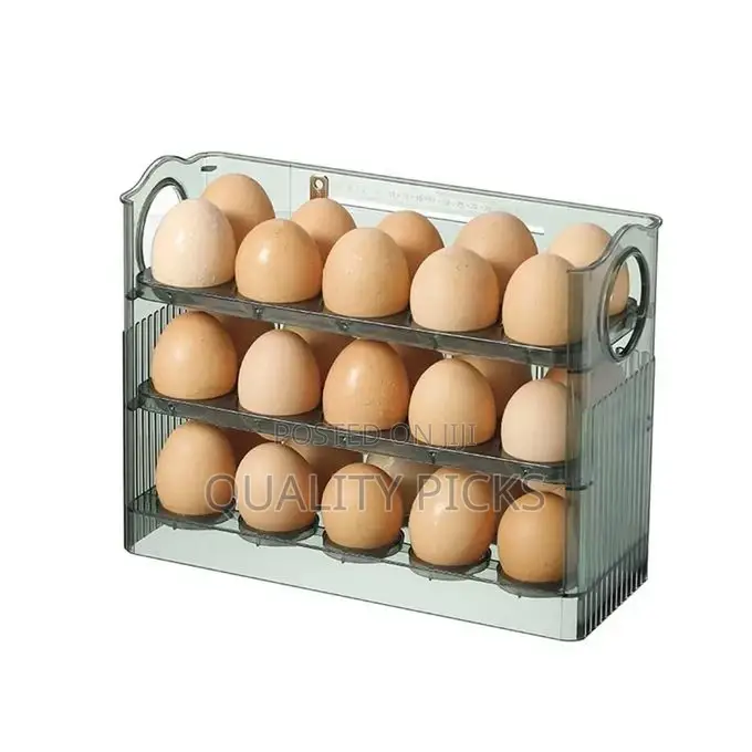 3 Layer Egg Holder for Fridge Storage Container Tray