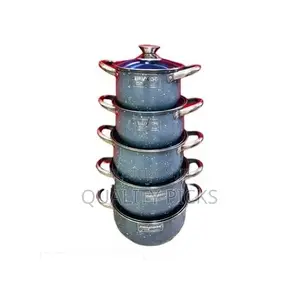 10 Piece Stainless Steel Serving Dishes and Cookware Pots