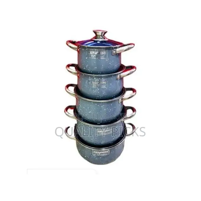 10 Piece Stainless Steel Serving Dishes and Cookware Pots