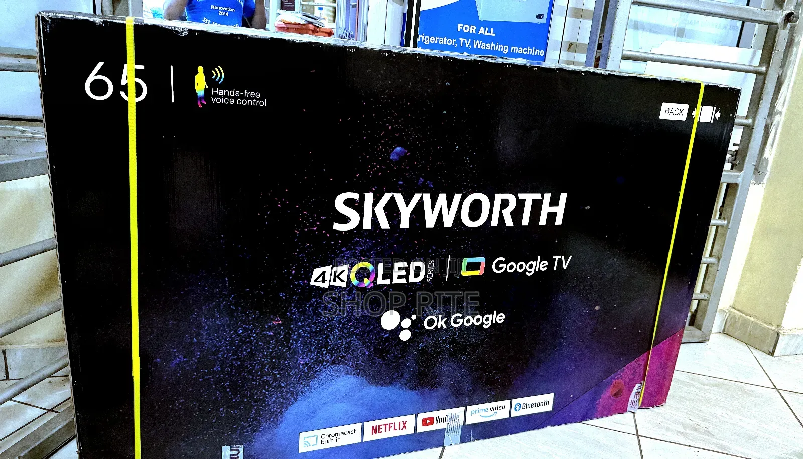 Skyworth 65inch Qled Smart TVS Advanced Technology.