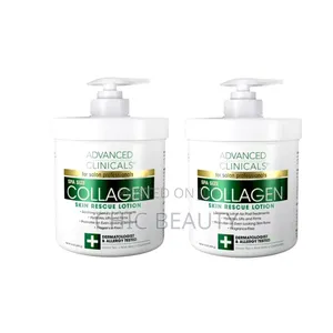 Advanced Clinicals Collagen, Skin Rescue Cream.454g