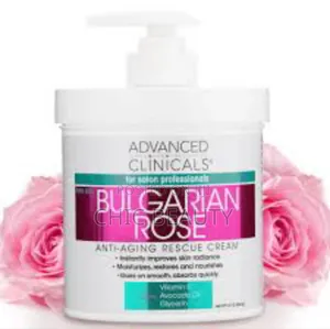 Advancedclinicals Anti-Agingrescue Cream Bulgarian Rose 454g