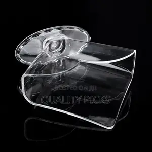 Saviet Napkin Holder Transparent Acrylic Box Storage Rack-