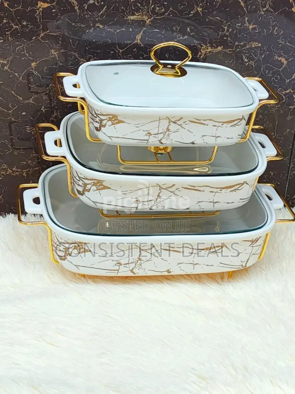 Stylish Ceramic Serving Dishes Set