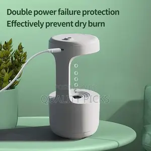 Anti-Gravity Humidifier With Clock Water Drop Aroma Diffuser