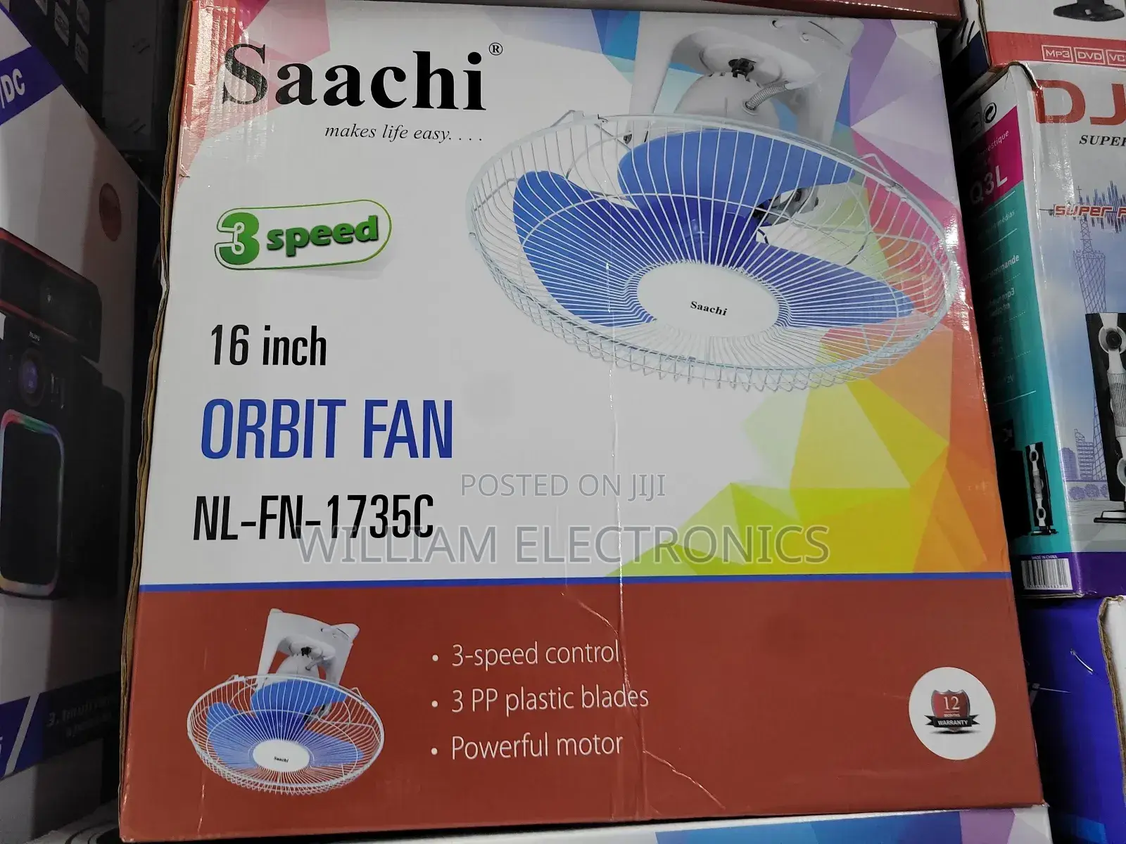16inch Ceiling Fan/Saachi Orbit Fan
