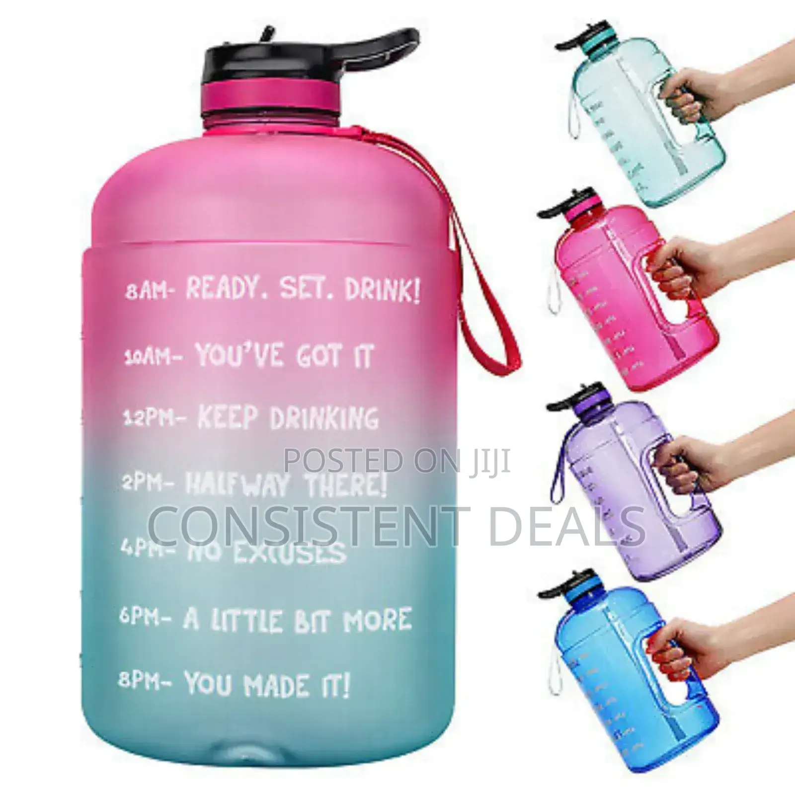 2.5L Coloured Water Bottle