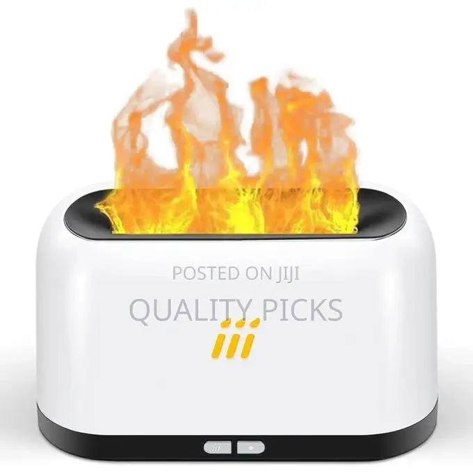 Oil Diffuser With Flame Light Air Aroma Humidifier