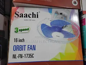 NL-FN-1735C Orbit Fan/White 16inch Saachi Ceiling Fan