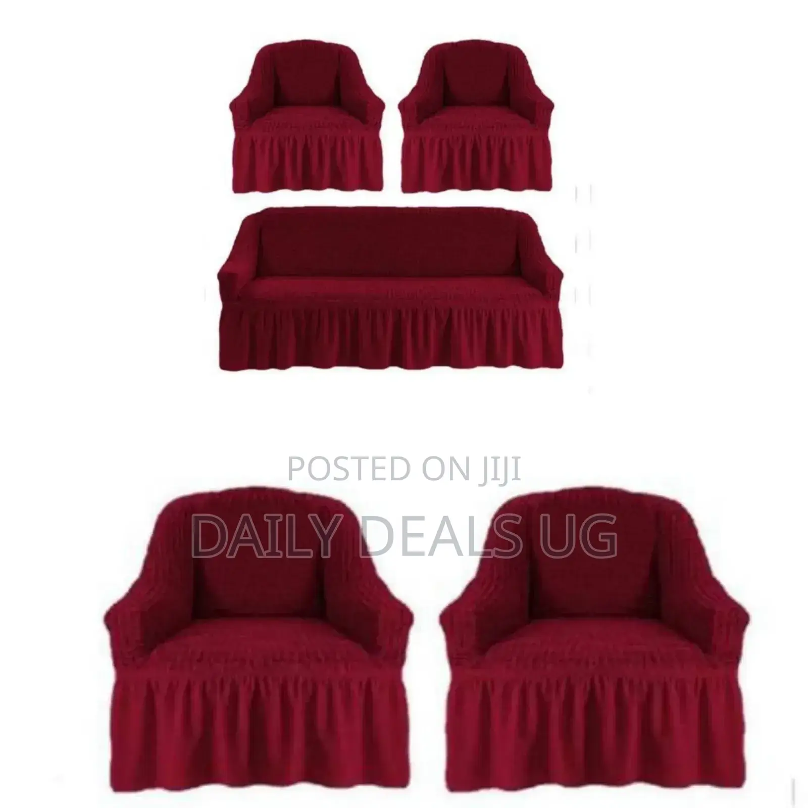 Brand Maroon Sofa Cover