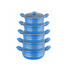 10PC Non-Stick Saucepans Cookware Pots Pans -Multicolor