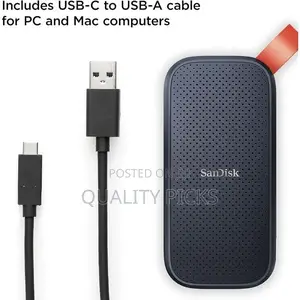 San Disk 1TB Portable SSD - Up to 800mb/S, USB-C