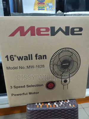 Mewe 16" Wall Fan/3 Speed Wall Fan