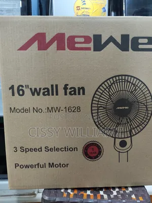 Mewe Wall Mounted Fan/3 Speed Wall Mounted Fan