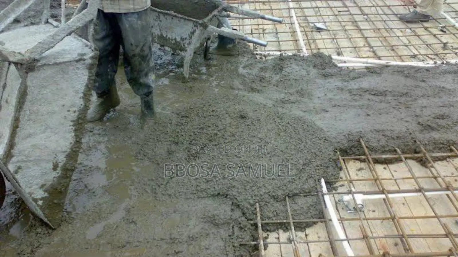 Concrete Casting on Affordable Price Using Crane and Mixers