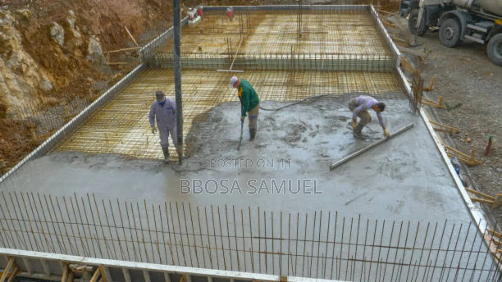 Concrete Casting on Affordable Price Using Crane and Mixers