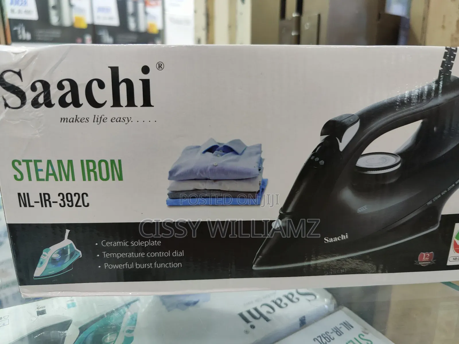 Saachi Steam Iron Wt Temperature Control - Saachi Steam Iron
