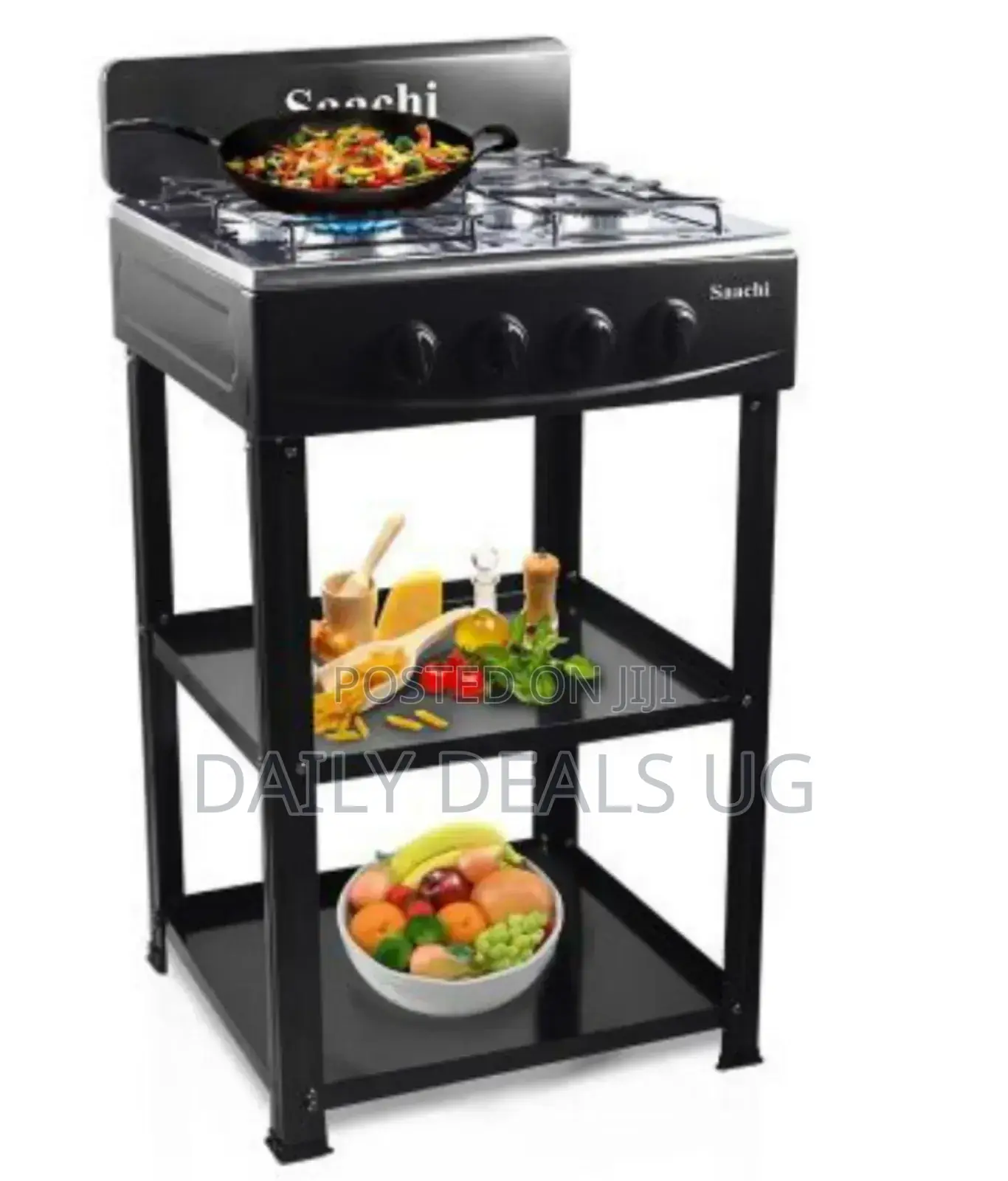 Electric Double Gass Stove Cooker