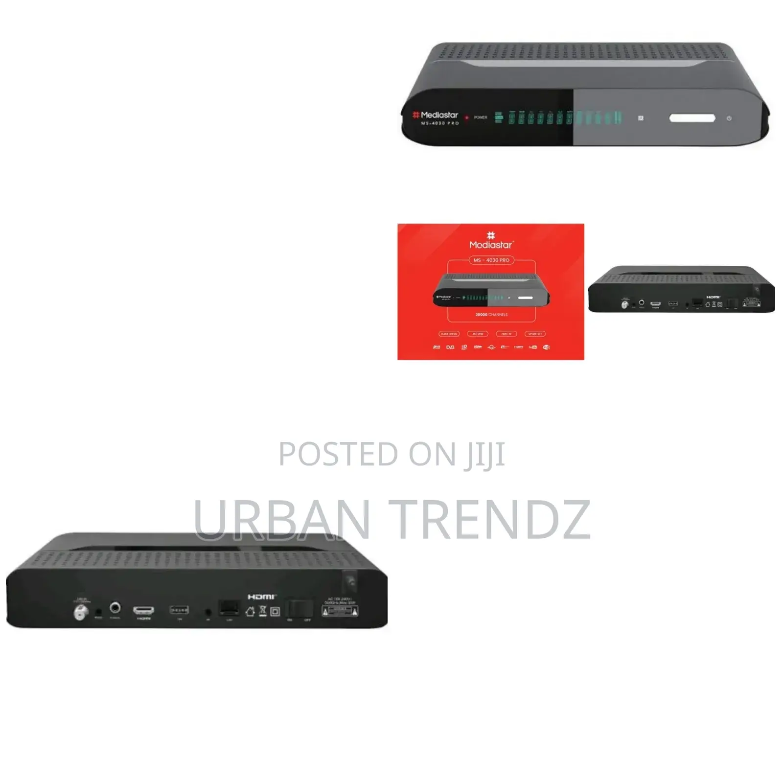 Mediastar MS - 4030 Pro Digital Satellite Receiver- Black