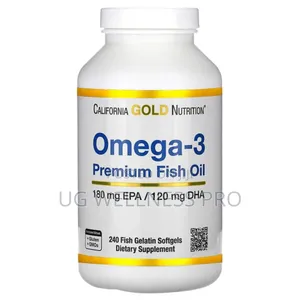 California Gold Nutrition, Omega-3, Premium Fish Oil, 240