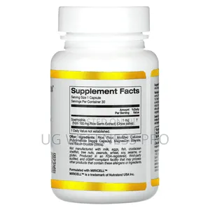 Spermidine, Rice Germ Extract, 1 Mg, 30 Veggie Capsules