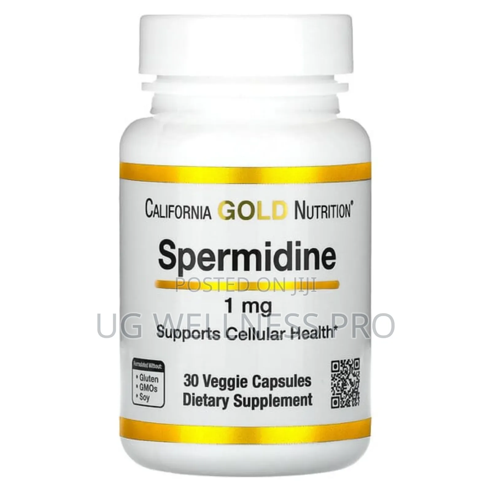 Spermidine, Rice Germ Extract, 1 Mg, 30 Veggie Capsules