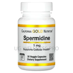 Spermidine, Rice Germ Extract, 1 Mg, 30 Veggie Capsules