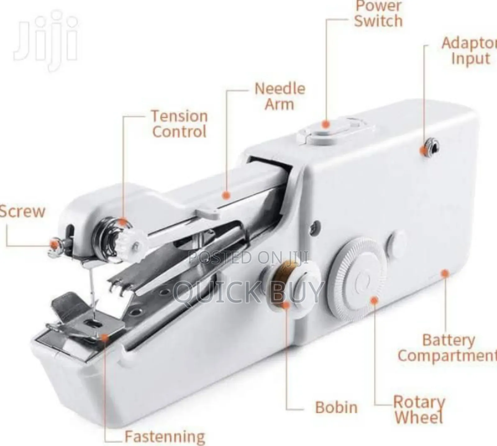 Generic Cordless Mini Portable Handheld Sewing Machine